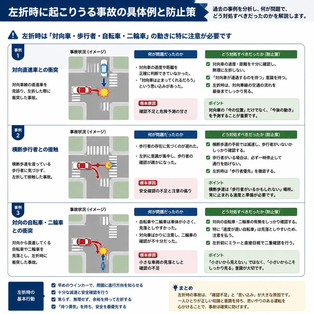 実際の事例から学ぶ安全運転