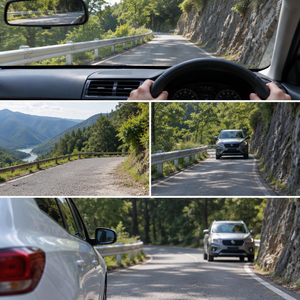 狭い道ですれ違うときの、慌てない3つの基本