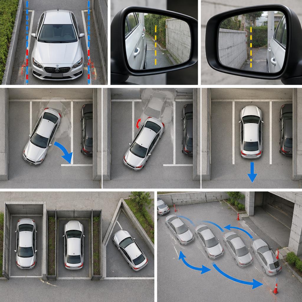 苦手な車庫入れを克服！自宅駐車場で身につけるコツ